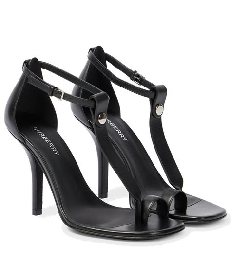 burberry reason leather thong sandals|burberry sandals farfetch.